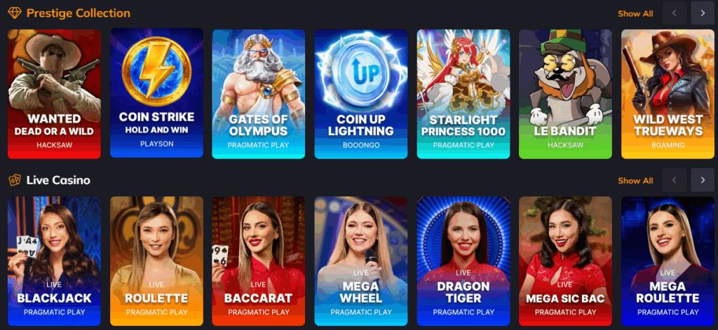 Vegastars Games