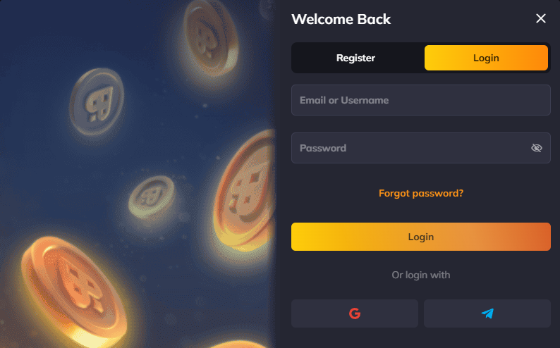 Vegastars Login